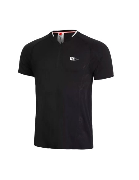 Camiseta Wilson Series Seamless Zip Henley 2.0 | Ofertas de pádel